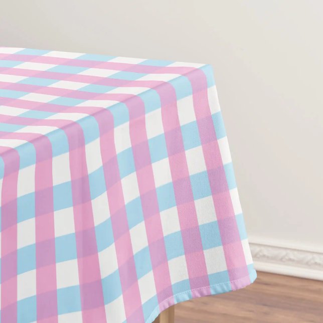 Nappe Cute Pastel Rose Bleu En vichy Chèque (Créateur téléchargé)