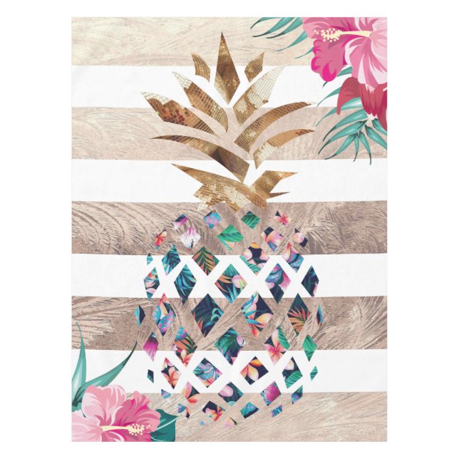 Nappe Cute Pineapple or rayé design (Devant)