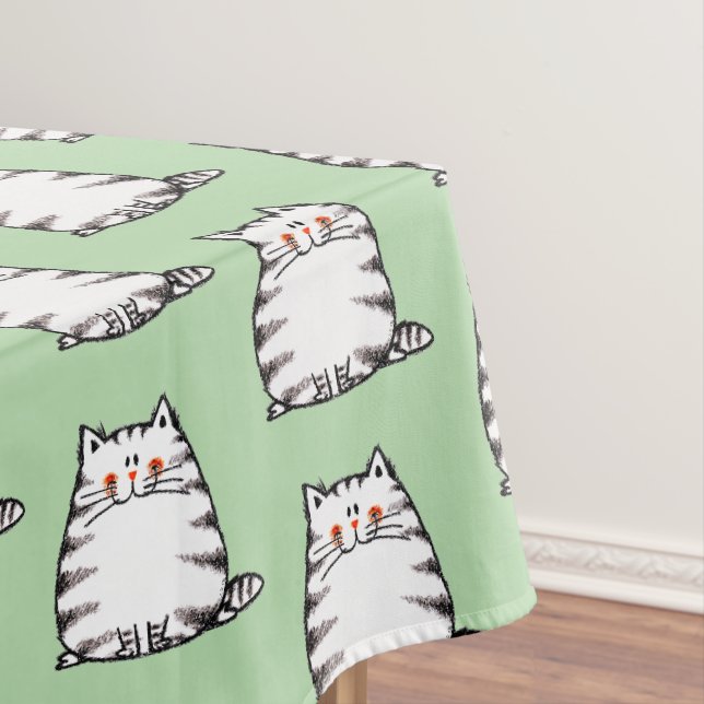 Nappe Cute Tabby Cat - Kawaii kitty pour amoureux de les (In Situ)