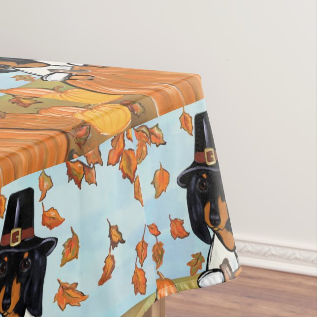 Nappe Dachshund de Thanksgiving (In Situ)