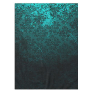 Nappe Damas Turquoise de luxe
