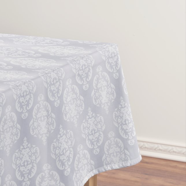 Nappe Damassé bleu-clair (In Situ)