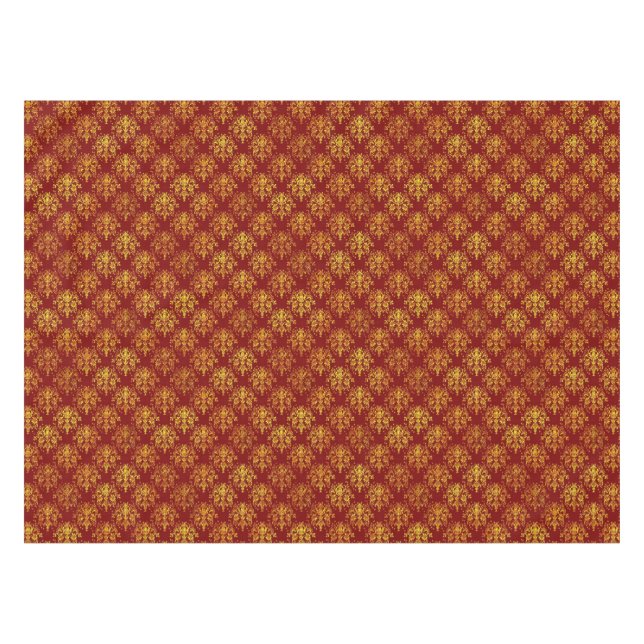 Nappe Damassé riche de vacances (Devant (Horizontal))