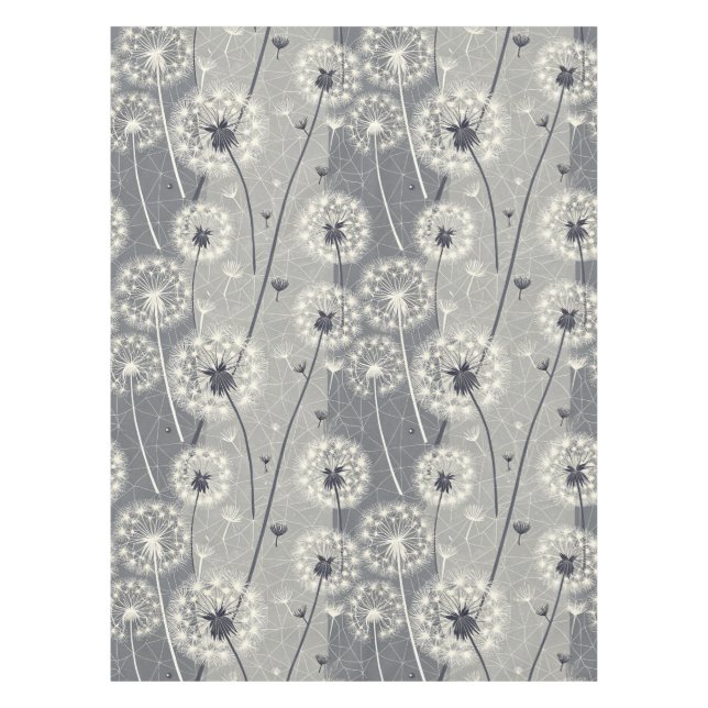 Nappe Dandelion monochrome moderne (Devant)