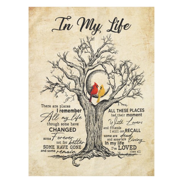 Nappe Dans Ma Vie Il Y A Des Endroits Que Je Me Souviens (Devant)