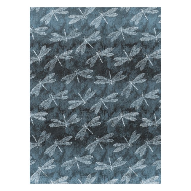 Nappe Danse du vert turquoise élégant de libellules (Devant)