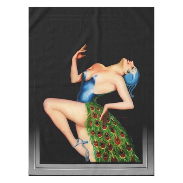 Nappe Danseuse Paon par Earle Kulp Bergey (Devant)