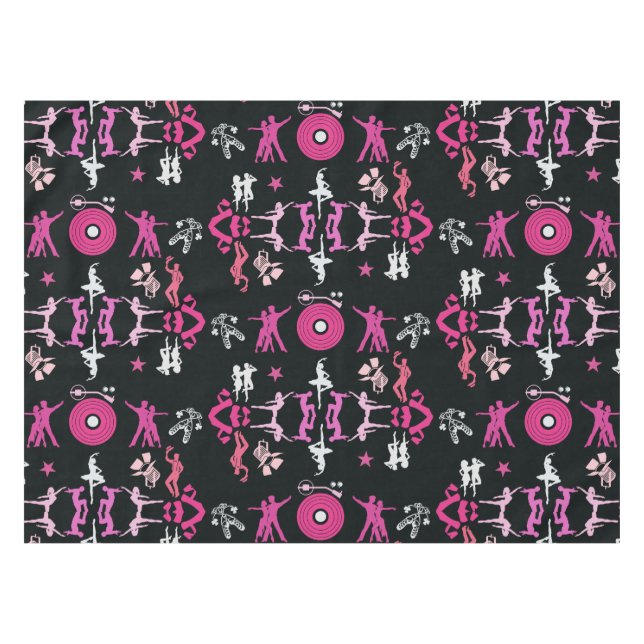 Nappe Danseuse rose Motif Décor Maison (Devant (Horizontal))