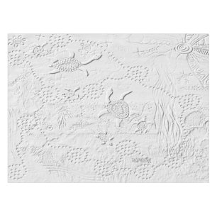 Nappe d'art autochtone embouteillée d'Océana