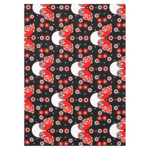 Nappe d'art populaire de Chouette scandinave