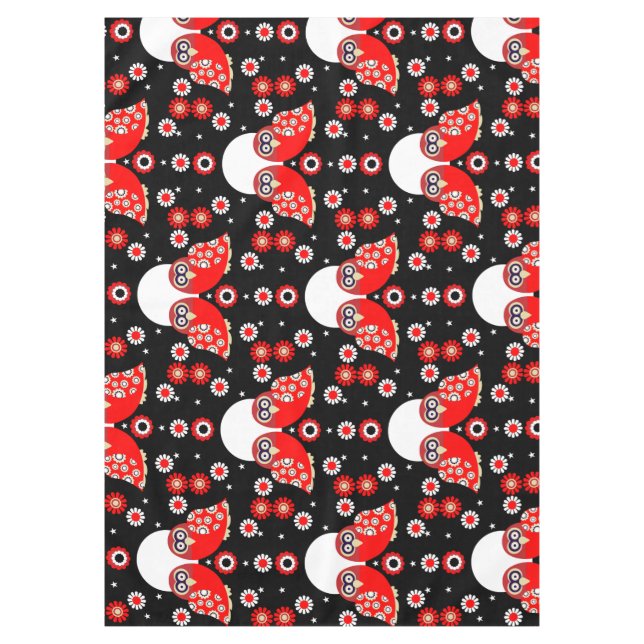 Nappe d'art populaire de Chouette scandinave (Devant)