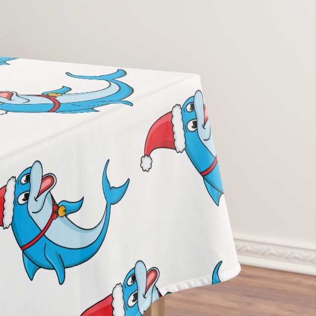 Nappe Dauphin mignon avec dessin animé du chapeau du Pèr (In Situ)