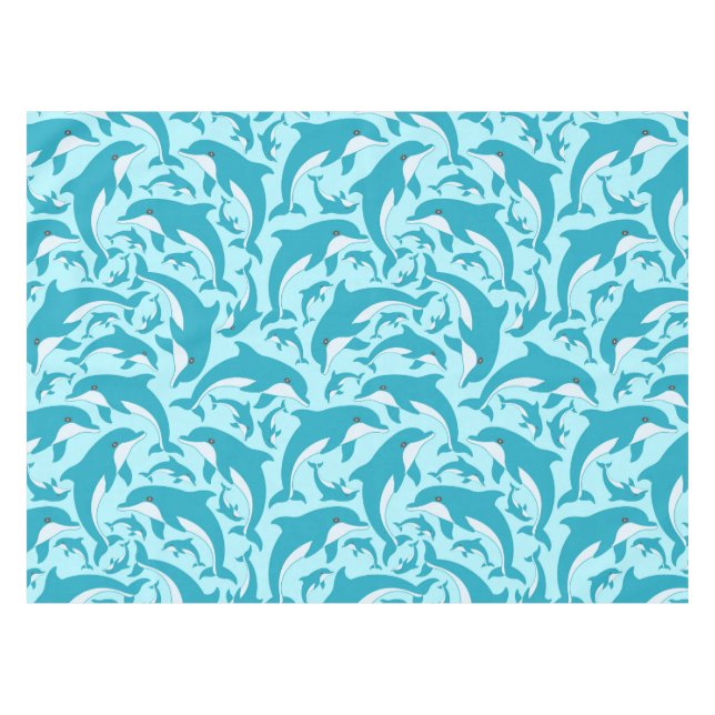 Nappe Dauphins mignons (Devant (Horizontal))