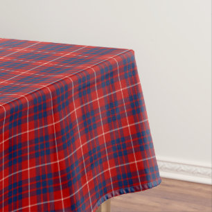 Nappe De bleu rouge de clan de Hamilton tartan lumineux