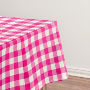 Nappe de coton de guingan de roses indien