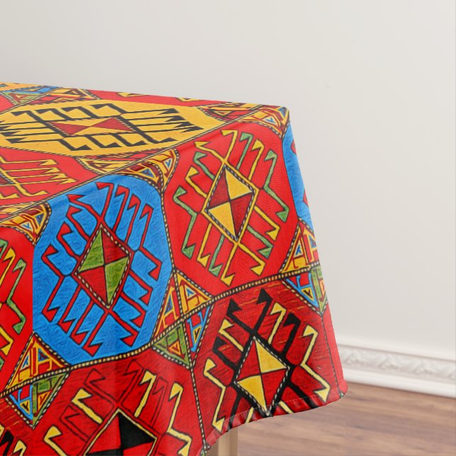 Nappe de coton Foi Arménienne personnalisée, 52"x7 (In Situ)