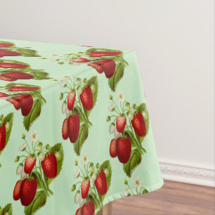 Nappe de décoration intérieure à thème fraise