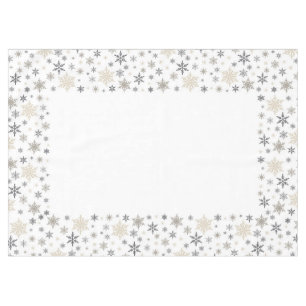 Nappe de flocon de Noël vintage moderne