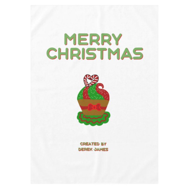 Nappe de gâteau de Noël (Devant)