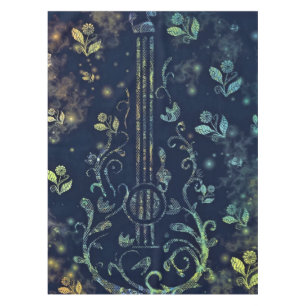 Nappe de guitare aux fleurs