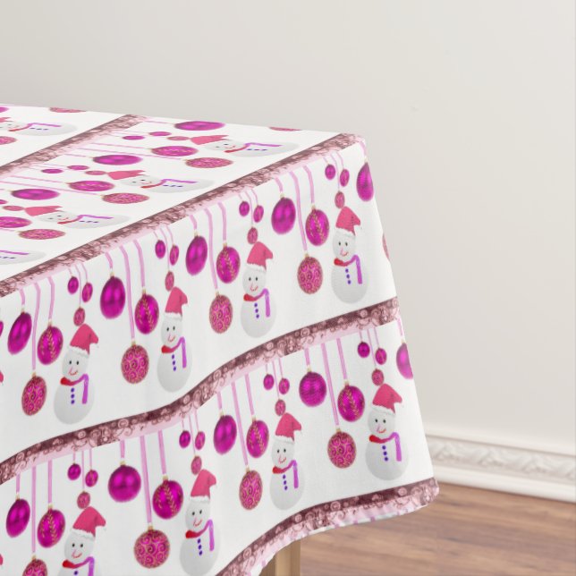 Nappe de Noël, Bonhomme de neige (In Situ)