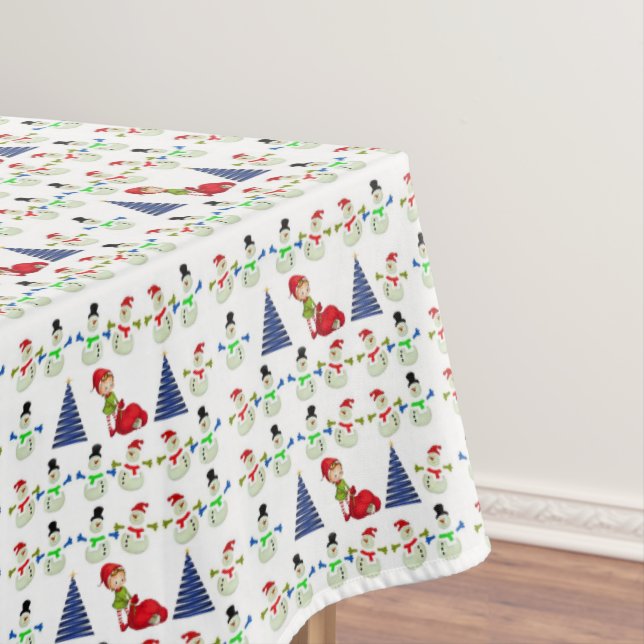 Nappe de Noël, Bonhomme de neige (In Situ)