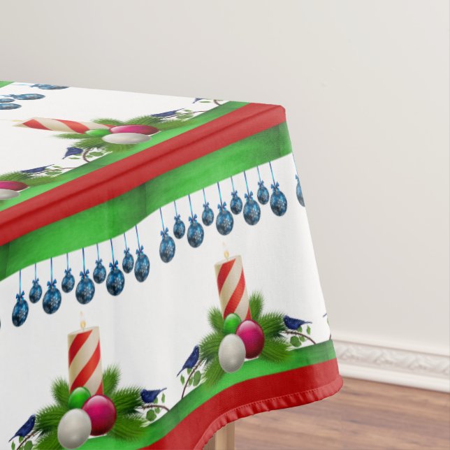 Nappe de Noël, bougie de Noël (In Situ)