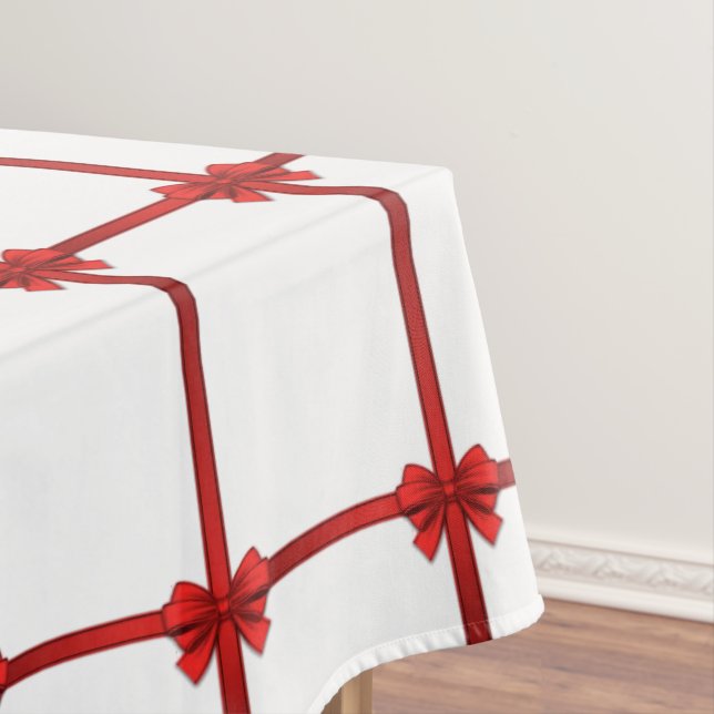 Nappe de Noël, Bow rouge (In Situ)