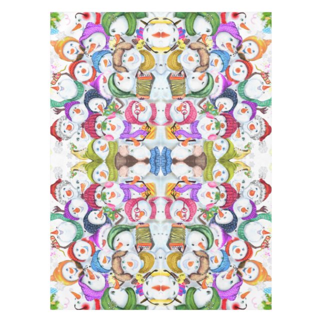 Nappe de Noël de la fête des neiges (Devant)
