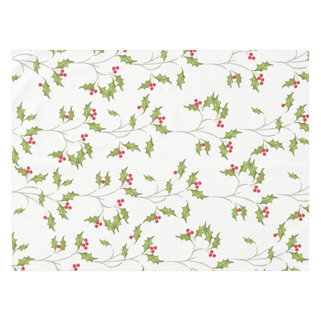 Nappe de Noël Holly (Devant (Horizontal))