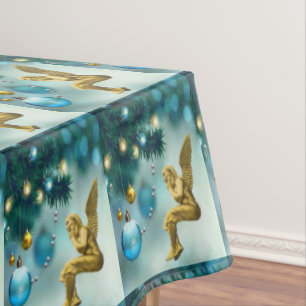 Nappe de Noël, Joyeux Noël, Ange