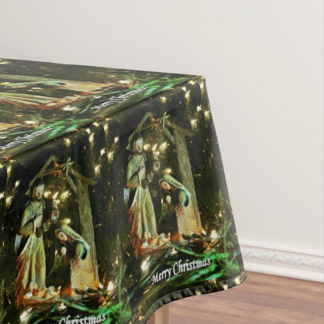 Nappe de Noël, Joyeux Noël, Jésus-Christ (In Situ)