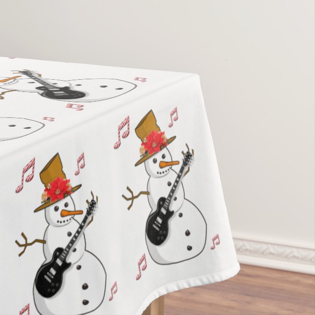 Nappe de Noël, Joyeux Noël, Menthe poivrée (In Situ)