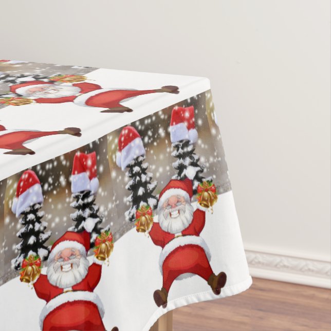 Nappe de Noël, Joyeux Noël, Père Noël (In Situ)