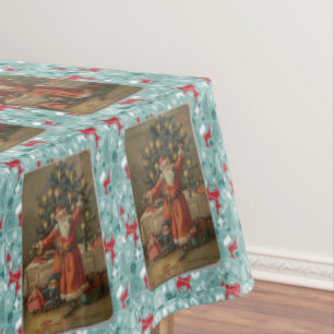 Nappe de Noël, Joyeux Noël, Vintage