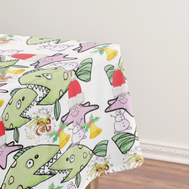 Nappe de Noël, Snowman de requin (In Situ)