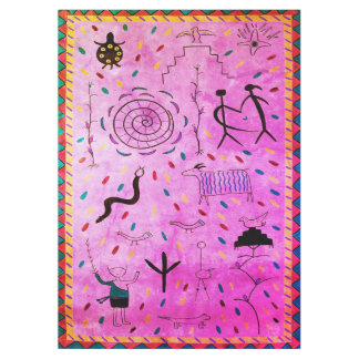 Nappe de pétroglyphes Vintages