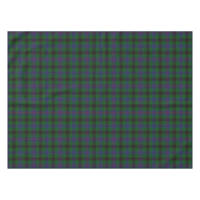 Nappe de plaid de tartan de Davidson de clan (Devant (Horizontal))