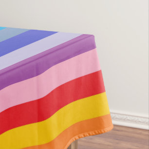 Nappe De plus larges rayures d'un arc-en-ciel de spectre