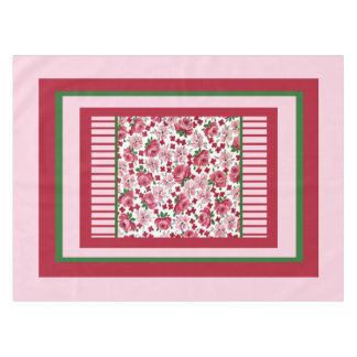 Nappe de roses vintages