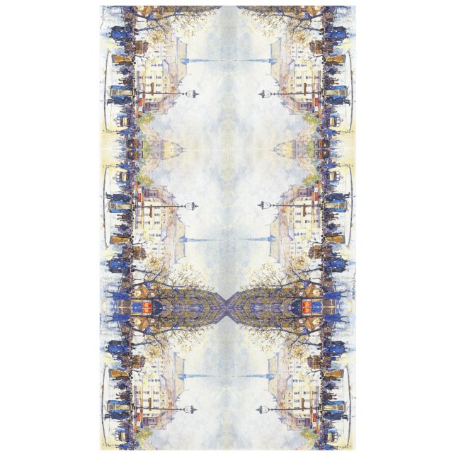 Nappe de scène de rue d'impressionisme de Paris (Devant)
