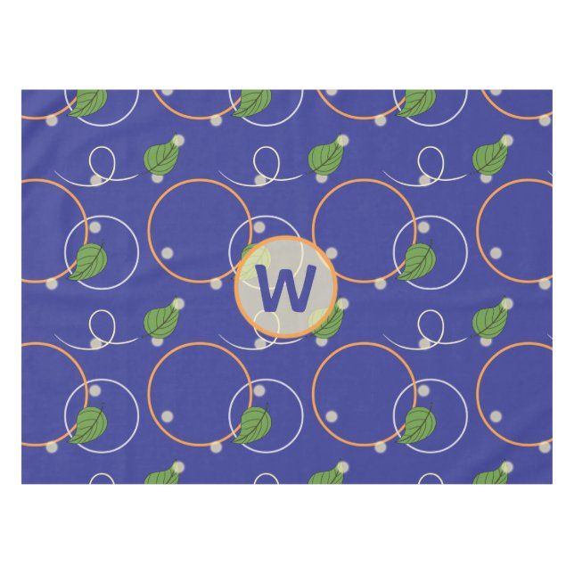 Nappe de table avec des lucioles au-dessus de l'ea (Devant (Horizontal))