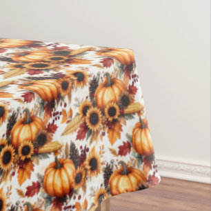 Nappe de table de fête de Thanksgiving Cornucopia