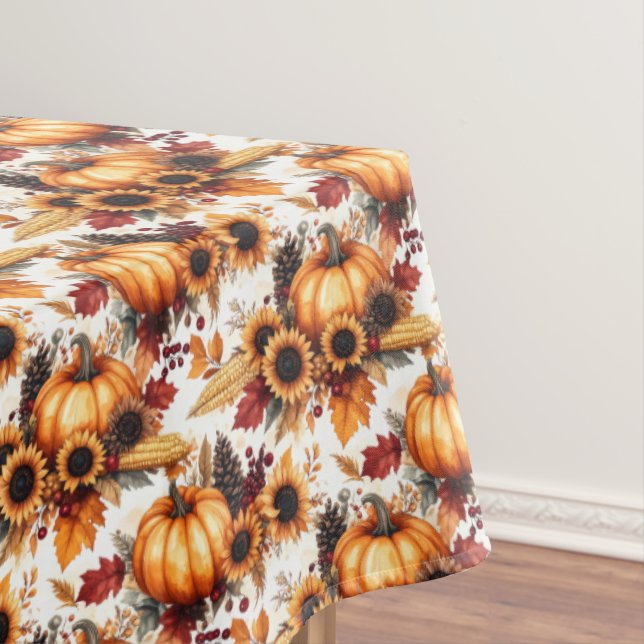 Nappe de table de fête de Thanksgiving Cornucopia  (In Situ)