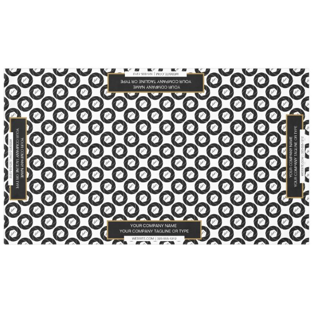 Nappe de table de foire commerciale 60"x104" or no (Devant (Horizontal))