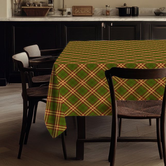 Nappe de table de saison rustique à carreaux uniqu (Rustic Fall Tablecloth Unique Plaid Birthday Gift)