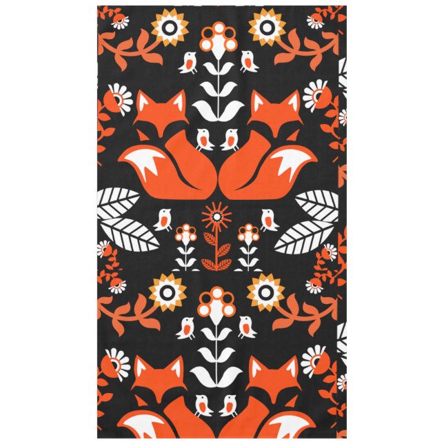 Nappe de table en art folklorique nordique scandin (Devant)