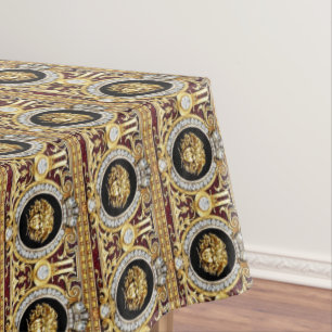 Nappe de table en gemmes de Méduse dorée