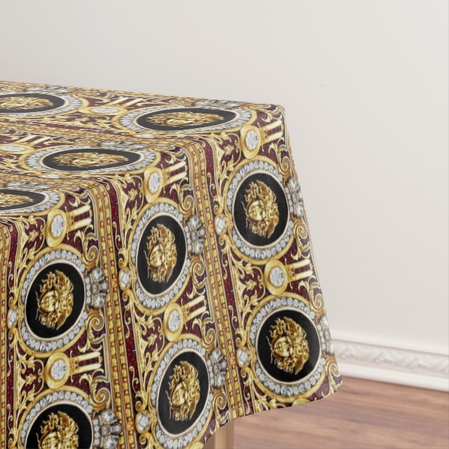 Nappe de table en gemmes de Méduse dorée (In Situ)