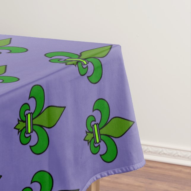 Nappe de table Fleur de Lis Mardi Gras Décoration  (In Situ)